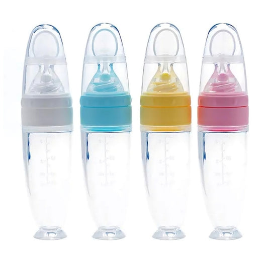 Infant Squeeze Spoon Feeder – Baby Food Dispenser for Easy Feeding