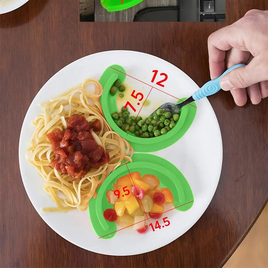 Silicone Plate Divider for Kids – BPA-Free Food Separator