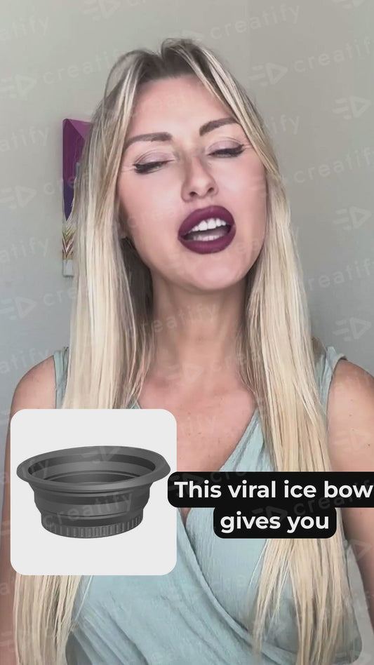 Facial Ice Bowl for Glowing Skin – De-Puff, Tighten & Refresh